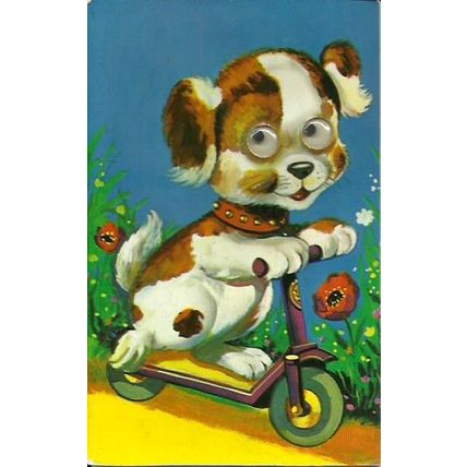 Novelty GLASS EYE Two Postcards (Photo Precision)