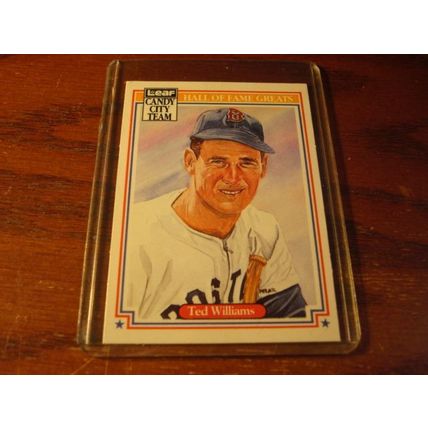 1987 Leaf, Candy City Team, 3-Cards, 2-TED WILLIAMS/STAN MUSIAL