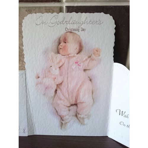 Christening Cards - On Goddaughter's Christening Day - 05