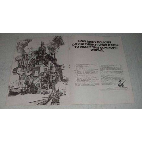 1970 Continental Insurance Ad - How Many Policies