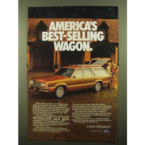 1981 Ford Fairmont Wagon Ad - America's Best-Selling