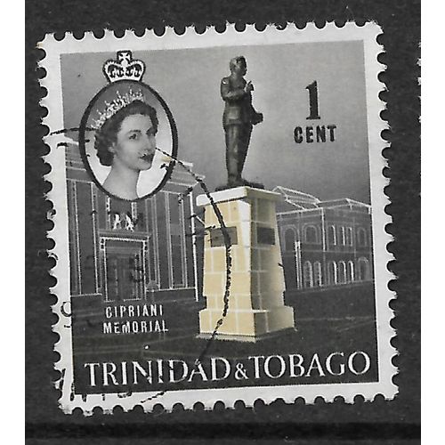 TRINIDAD AND TOBAGO 1960 SG 284 1c CIPRIANI MEMORIAL FINE USED#