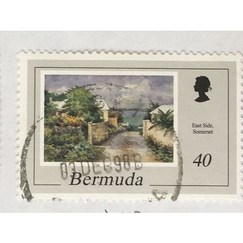 Bermuda QEII 1998 . Tucker 40c East Side Somerset Used SG789 Sc755 stamp