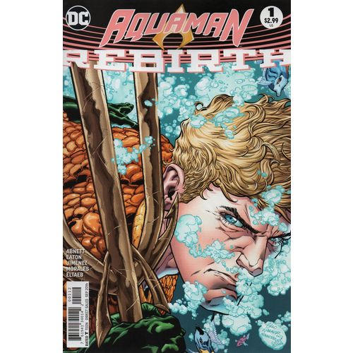VARIANT - AQUAMAN: REBIRTH NO. 1 SECOND PRINTING (2016)