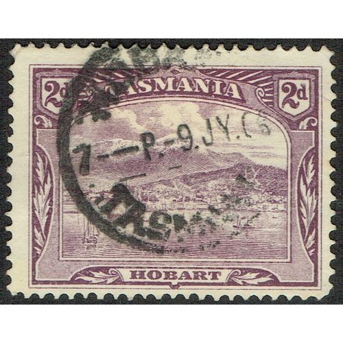 Tasmania 1905 2d Plum SG251 FU