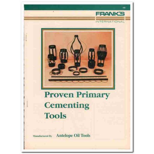 Antelope Oil Tool Company 1993 Vintage Catalog Franks International