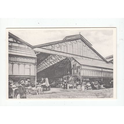 Shude Hill Market Memories of Manchester Reproduction Postcard
