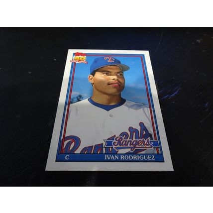 1991 Topps Traded Card # 101T Ivan Rodriguez Excellent-Mint (6) Texas Rangers