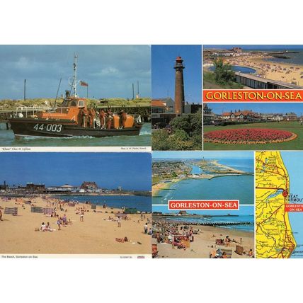 Khami Class 44 Great Gorleston Norfolk Lifeboat 4x Postcard s
