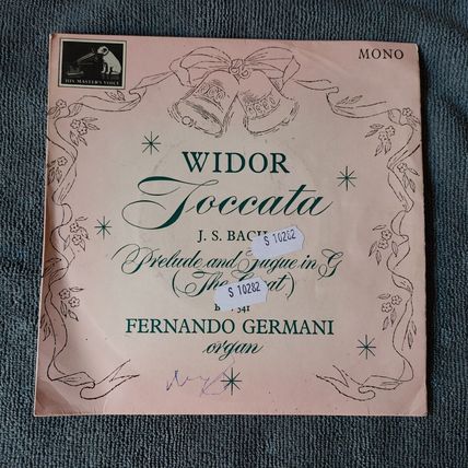 Fernando Germani - Toccata / Prelude And Fugue In G (7EG8814) 1962 (7")
