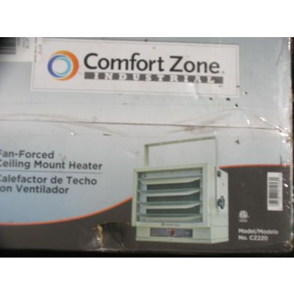 Comfort Zone 5,000 Watt Fan-Forced 240V Ceiling Mount Hard-Wired Heater CZ220