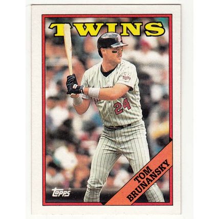1988 Topps baseball card 375 Tom Brunansky