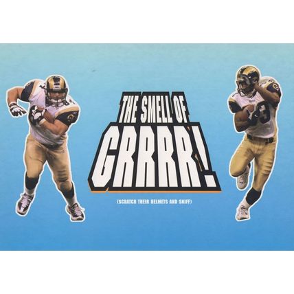 The Smell Of American Football NFL Helmets Superbowl Game Postcard