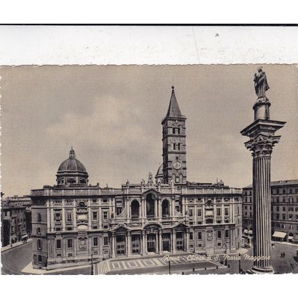 Roma Chiesa S Maria Maggiore Italy Postcard used VGC