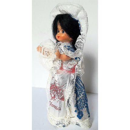 BIANCA ** DOLL - VENETIAN TRADITIONAL OUTFIT - VENEZIA LACY - 14 cm moving eyes