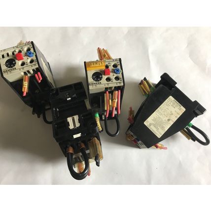 LOT 4 MIXED SIEMENS 3UA59,3UA59 00-2A,3UA59 00-2D,3UA59 00-2B OVERLOAD RELAY,SR