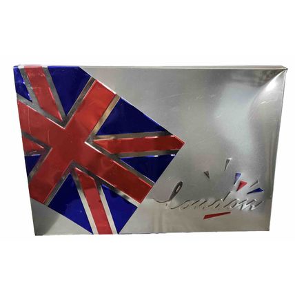London England Churchill EMPTY Collectible Tin Storage Container Decor {}