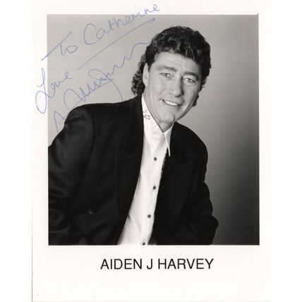Aiden Harvey New Faces Comedian Impressionist Hand Signed Photo