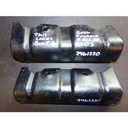 1965 Plymouth Satellite Belvedere Front Bumper Plates 2461220