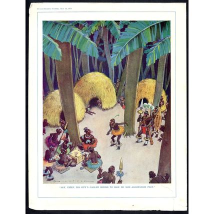 MR. PUNCH’S GUIDE TO CRUISING - ILLUSTRATED 1934 Harold Hailstone PUNCH CARTOON