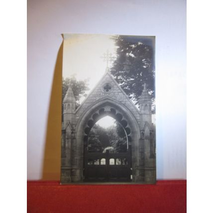 CEMETARY ENTRANCE, BURNHAM-ON-SEA, SOMERSET unused postcard =