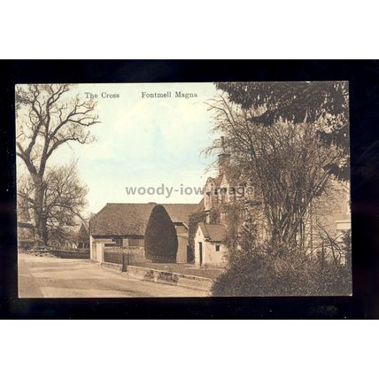 TQ3090 - Dorset - Cross House Cottage in the village of Fontmell Magna, postcard