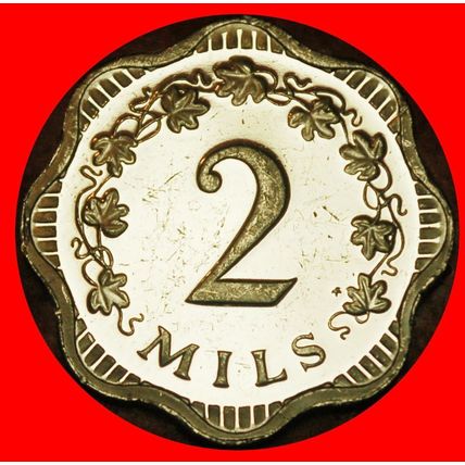 Ⰶ USA (1972-2007):MALTA★2 MILS 1976 PROOF HOSPITALLER CROSS★LOW START★NO RESERVE