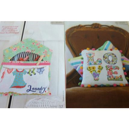 4 x On Trend Charts Peg Bag, Dragonfly, Needlecase Charts