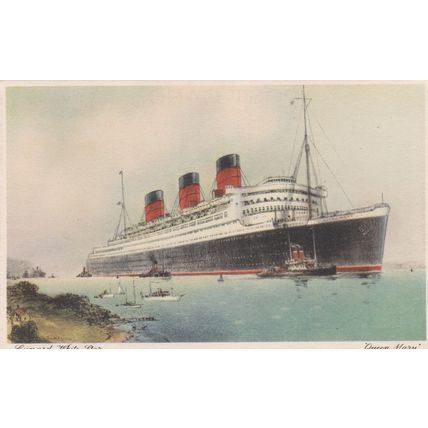 B291 CUNARD WHITE STAR - QUEEN MARY