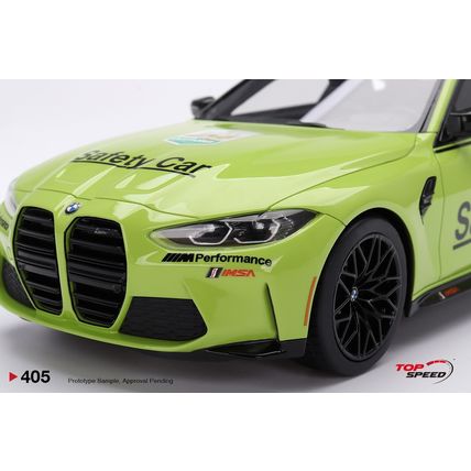 BMW M4 SAFETY CAR 2022 DAYTONA 24 HRS (RESIN) - TOPSPEED TS0405 1/18
