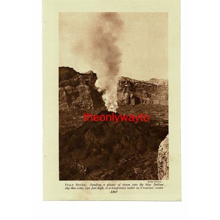 Urbino, Ducal Palace, Italy (New Cone, Vesuvius On Reverse), Book Illustration