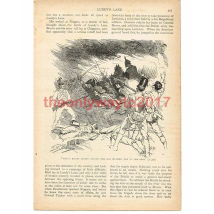 Rialls Escort Protects Him, Lundys Lane (1814), Book Illustration, c1905