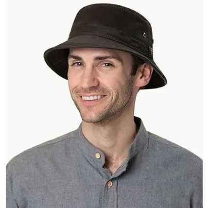Stetson Drasco Weathered Cotton Vintage Distressed Bucket Hat Size L