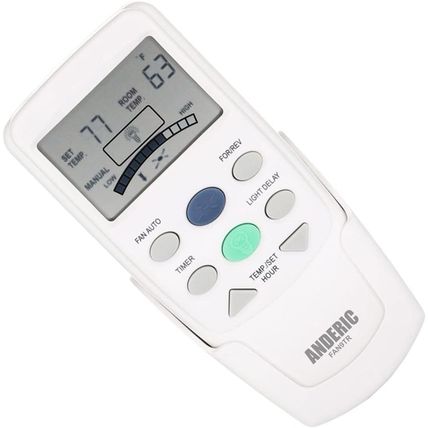 Anderic Replacement FAN-9T with Reverse Key Thermostatic Remote Control for Hamp