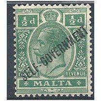 Malta 1922.SG115 1/2d Green Self Government Mounted Mint.