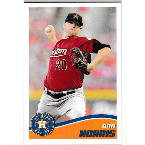 2013 Topps MLB Sticker Collection - #107 - Bud Norris