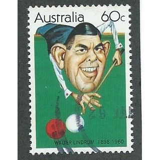 AUS 1981 60c 'WALTER LINDRUM' FINE USED (EBID35-736)