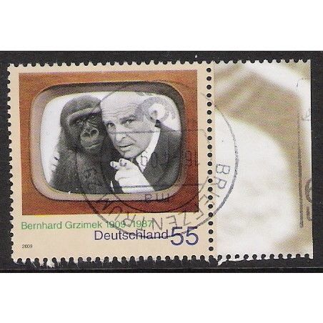 SG 3595: Birth Centenary of Bernhard Grzimek (Film Maker).