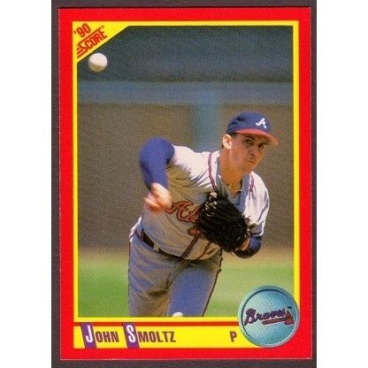 1990 Score John Smoltz # 370 NM-MT