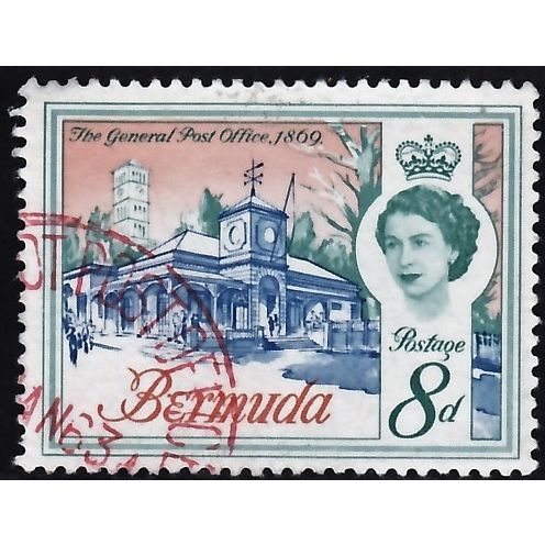 Bermuda, 1962-65 8d General Post Office, SG 169 (Scott #181), fine used