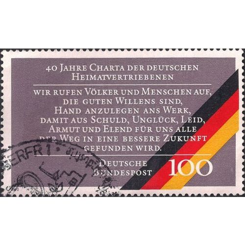 GERMANY, Refugees Manifesto, grey 1990, 100Pf