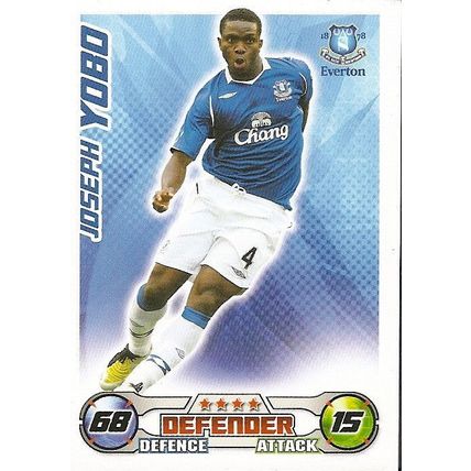 Topps Match Attax 2008/09 Cards: Everton - Defender, Yobo