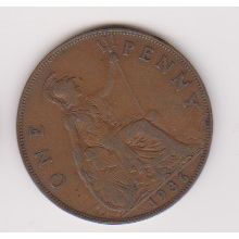 GB Penny 1936 VF