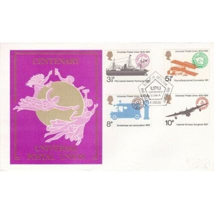 GB 1974 Universal Postal Union Thames FDC Bureau Cancel Unaddressed VGC