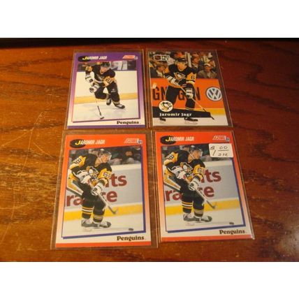 1991/92, 8-Cards, Score/Upper Deck, JAROMIR JAGR, Penguins, 2nd Year