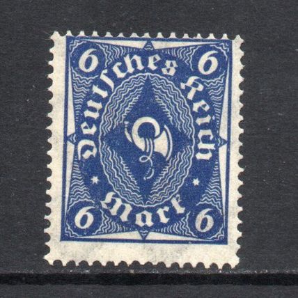 Germany - 1922 - 6mk Posthorn, Mint Hinged