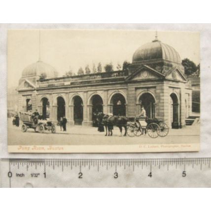 vintage postcard The Pump Room, Buxton