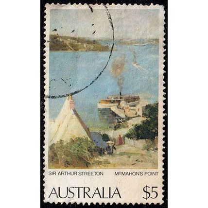 Australia 1979 Painting $5.00 Used Stamp Streeton