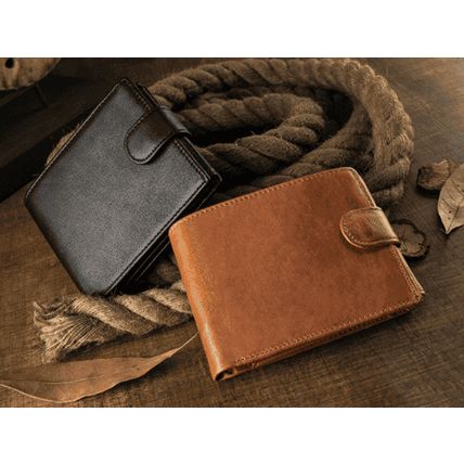 Customized Cowhide Wallet For Men's Short