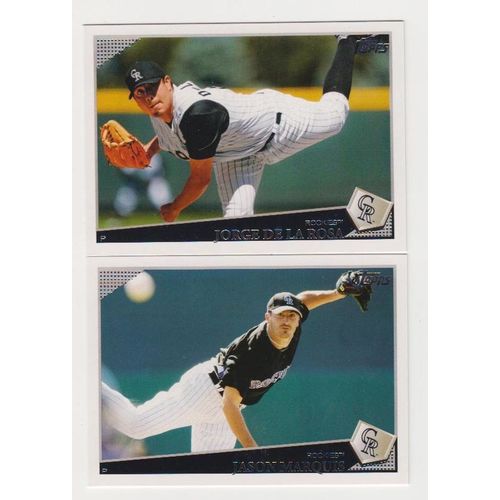 2009 Topps Colorado Rockies team set with updates - 28 cards